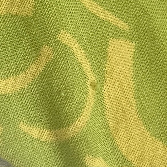 ZARA - Lime Green and Yellow High Rise Flare Leg Pants size M - Picture 12 of 12